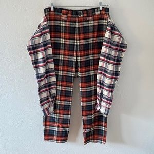 Miharayasuhiro Grunge Flanel Pants size 46